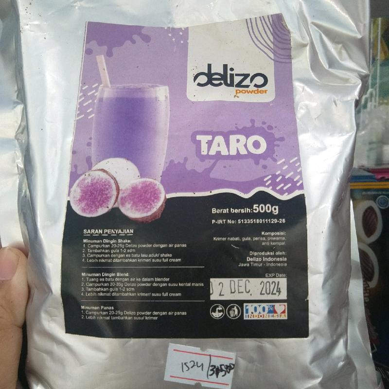 bubuk minuman power drink merk Delizo 500gr Coklat Gula Lemon Instan 2