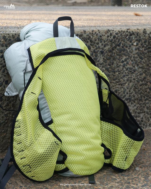 SURVIVOR XP - BACKPACK ULTRALIGHT WATERPROOF , BACKPACK TRAIL RUNNING, BACKPACK SEPEDA, BACKPACK SUMMIT ATTACK SURVIVOR 18LT ORIGINAL PRODUK BY TRIPLE OUTDOOR Anti Air Uniseks 8