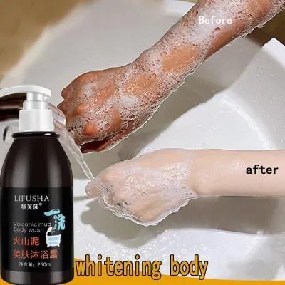 Product Introduction of LUFUSHA BODY MUD Sabun Lumpur Vulkanik / Sabun Whitening Ampuh Memutihkan Badan dan Wajah - 250ml 4