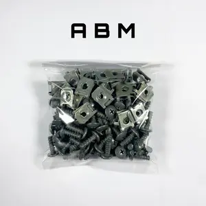 100 Pcs Baut klip Body Motor YAMAHA mio lama sporty m3 smile jupiter vega zr NMAX Aerox LexiTebal