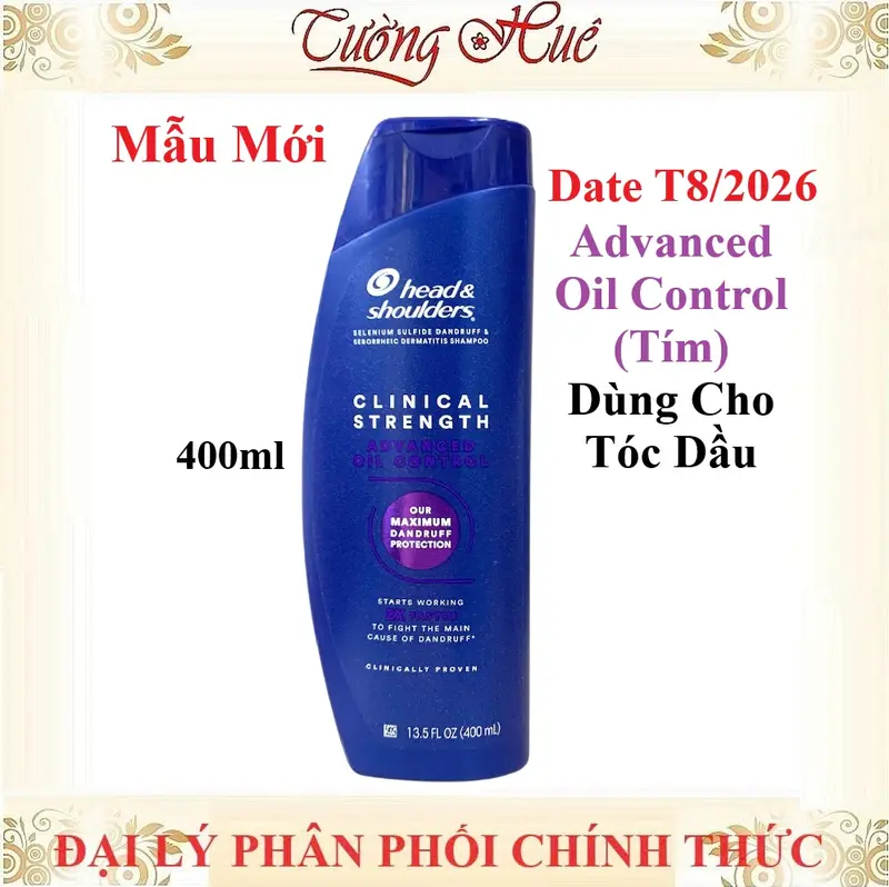 Dầu Gội Ngừa Gàu Mỹ Head & Shoulders Clinical Strength Shampoo ( Có Lựa Chọn ) 2