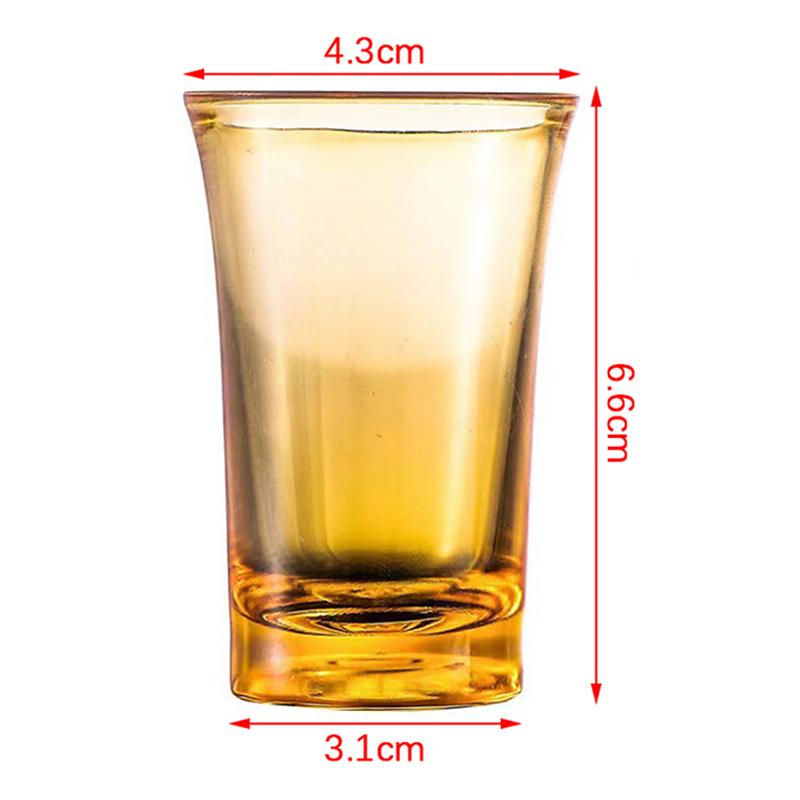 Product Introduction of Gelas Tembakan, 6 PCS, Diperbuat daripada Plastik, Cawan Tembakan Semangat, Sesuai untuk Pesta, Bar, Kelab, Alat Minum, Gelas Wain Perkahwinan, Koktel, Pint Bullet, Cawan Vodka, Ketibaan Baru 24