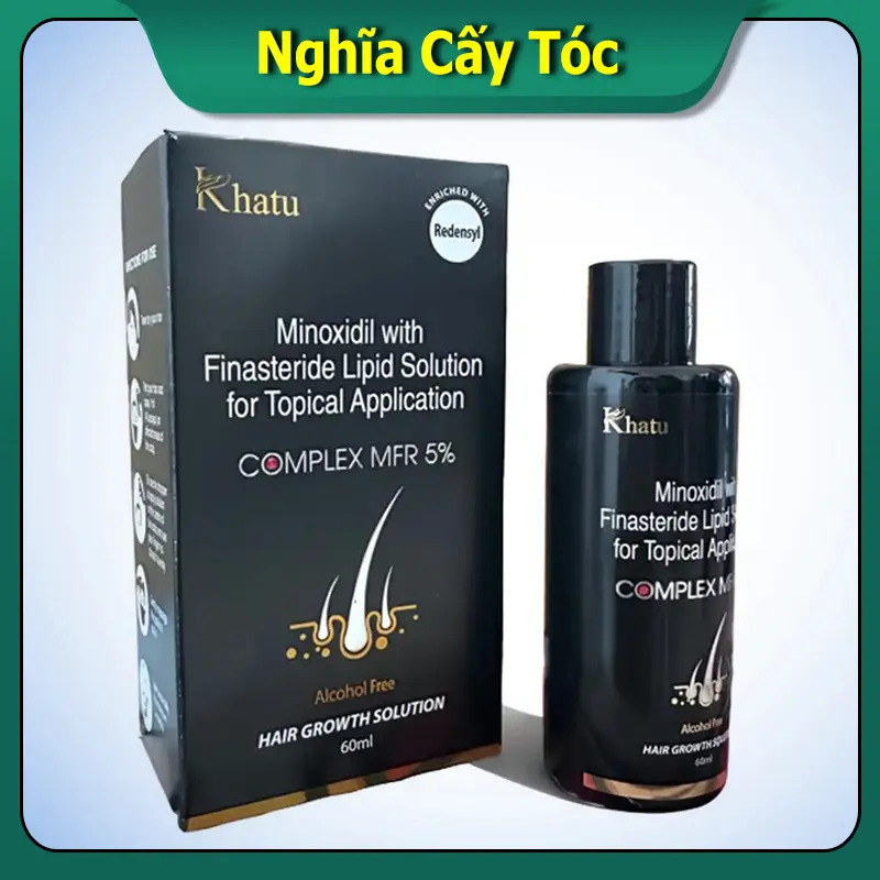 (Dành Cho Nam) Dung dịch hỗ trợ mọc tóc Khatu - Không cồn Cho Da Đầu Nhạy Cảm