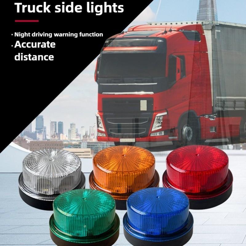  Đèn Xả Móc Xe Kéo Đèn Nhấp Nháy 12V và 24V Đèn Nhấp Nháy LED Cho Bảng Chỉ Báo Bên Xe Tải và Xe Hơi Màu Đỏ Trắng Hổ Phách Xanh Lá Cây Xanh Dương 