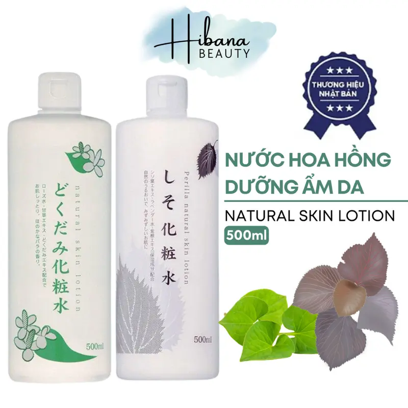 Toner Dokudami Skin Lotion Chiết Xuất Diếp Cá & Tía Tô Giúp Cân Bằng, Làm Dịu Da 500ml 0