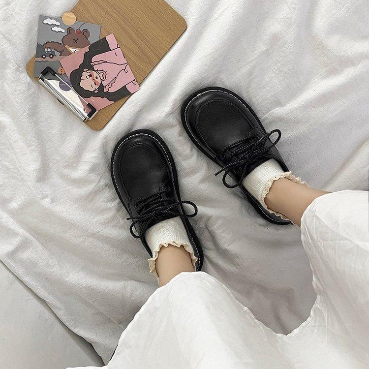 Giày uzzang oxford doctor nữ, giày bánh mì BT41 siêu xinh c2 5