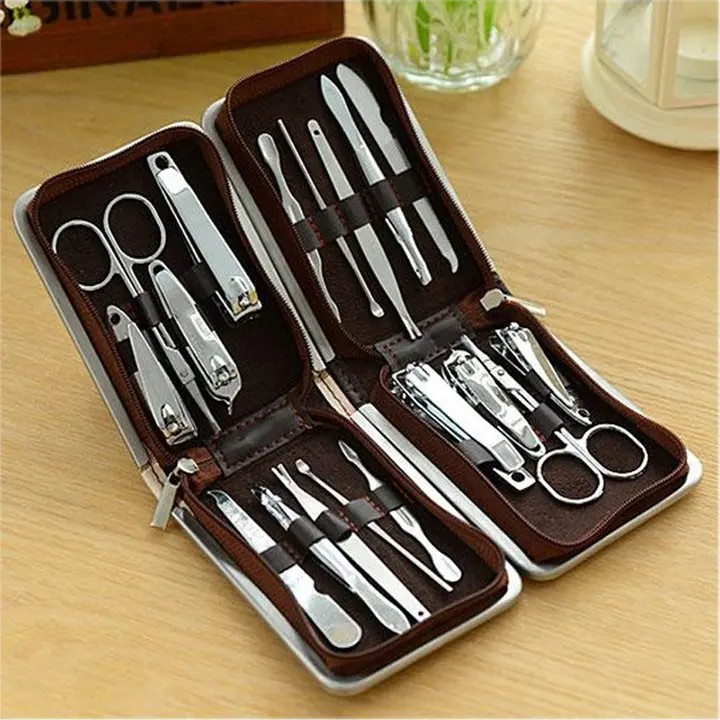 [HCM] Bộ Cắt Móng Tay 19 Món Bằng Thép Không Gỉ Cao Cấp - Bộ Bấm Móng Tay Cao Cấp 3