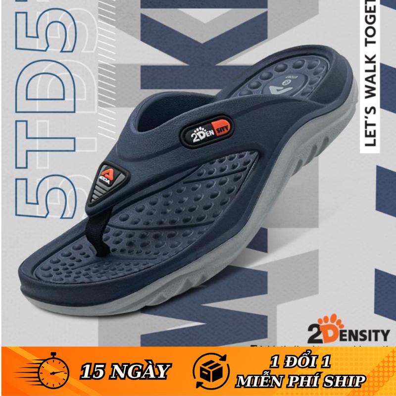 Dép Thái Lan Nam Xỏ Ngón ADDA 5TD57 Density Chính Hãng DéP Đế Bằng Navy Jean dép  lào dep  quai kep