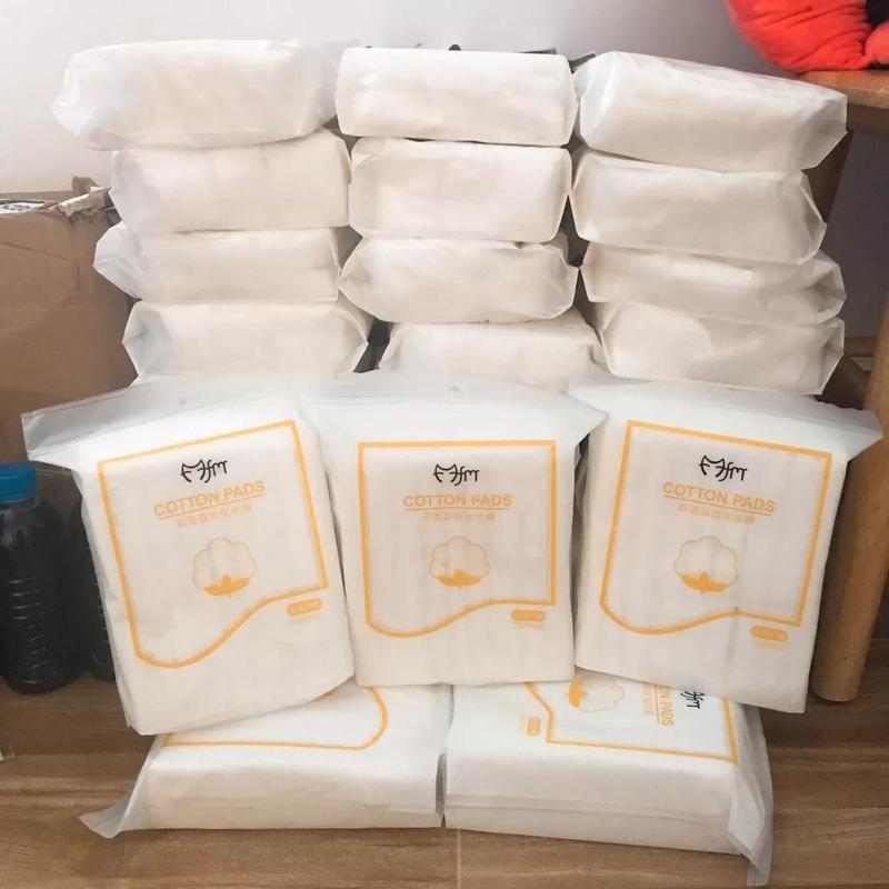 Bông Tẩy Trang 222 Miếng Mềm Mịn Không Tưa Bông Không Thô Rát -  3 Lớp Cotton Pads 7