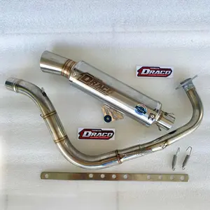 Knalpot Racing Original Draco Exhaust Fullset Atau Paket Lengkap Tinggal Pasang Foto Motor Motorcycle