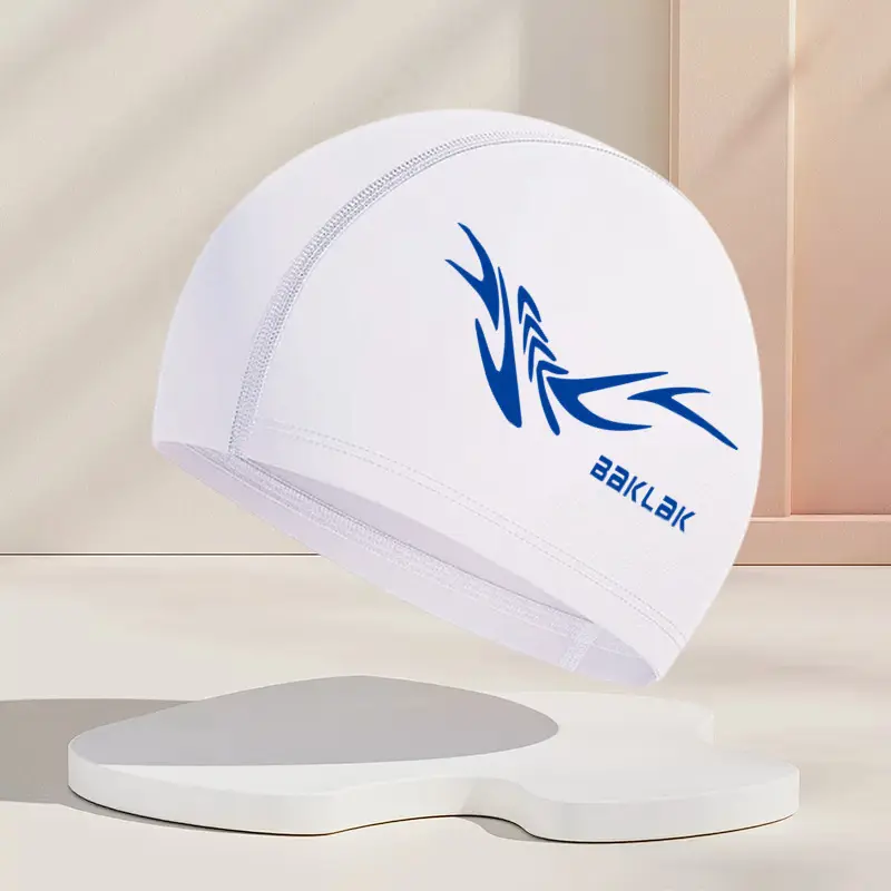 Mũ Bơi, Dành Cho Nam Và Nữ, Chất Liệu Vải Nylon, Bảo Vệ Tai Và Tóc Dài, Thích Hợp Cho Thể Thao Và Bể Bơi, Mũ Bơi, Người Lớn 7