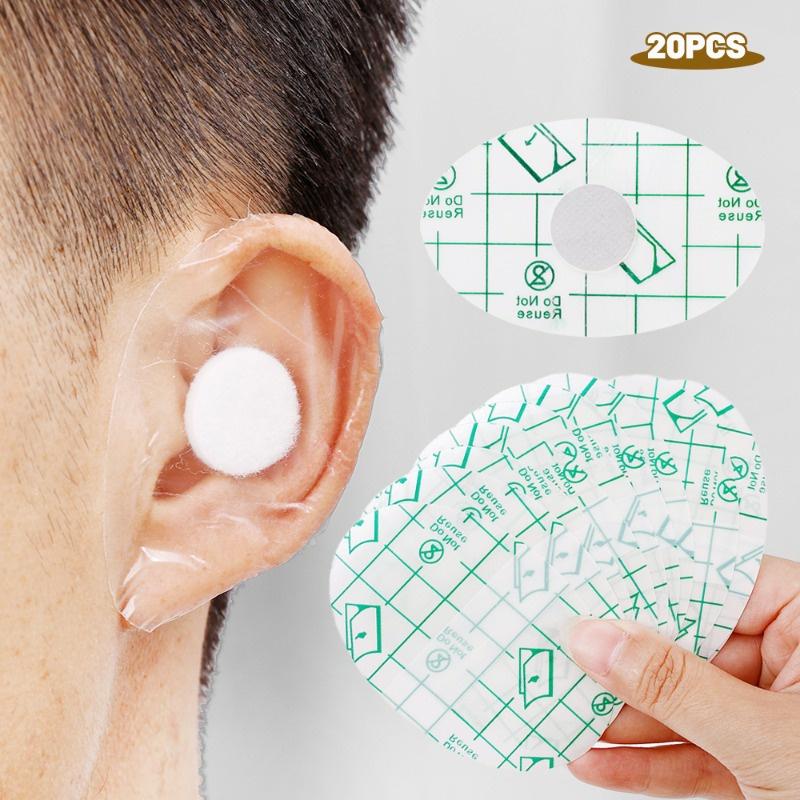 20Pcs Shower Bath Swimming Adult Ear Protector Cover Disposable ...