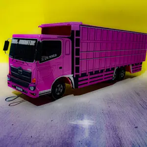 miniatur truk tronton hino non lampu Set Hadiah Cowok  Cewek