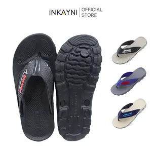 INKAYNI Sandal Jepit Pria Dan Anak Laki-laki Size 30-40 Flip Flop Bahan Karet Casual Anti Slip Sendal
