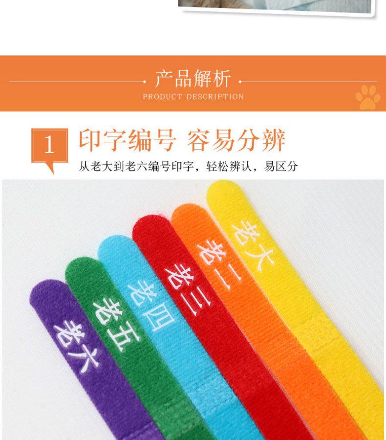 Product Introduction of Vòng Cổ Phân Loại Thú Cưng, Hàng Mới Về Năm 2025, Dành Cho Mèo Con Và Chó Con, Vòng Cổ Nhận Dạng, Thích Hợp Cho Chó Con Và Mèo Sơ Sinh, Vòng Cổ Thứ Tự Sinh, Thích Hợp Cho Chó Sữa 4