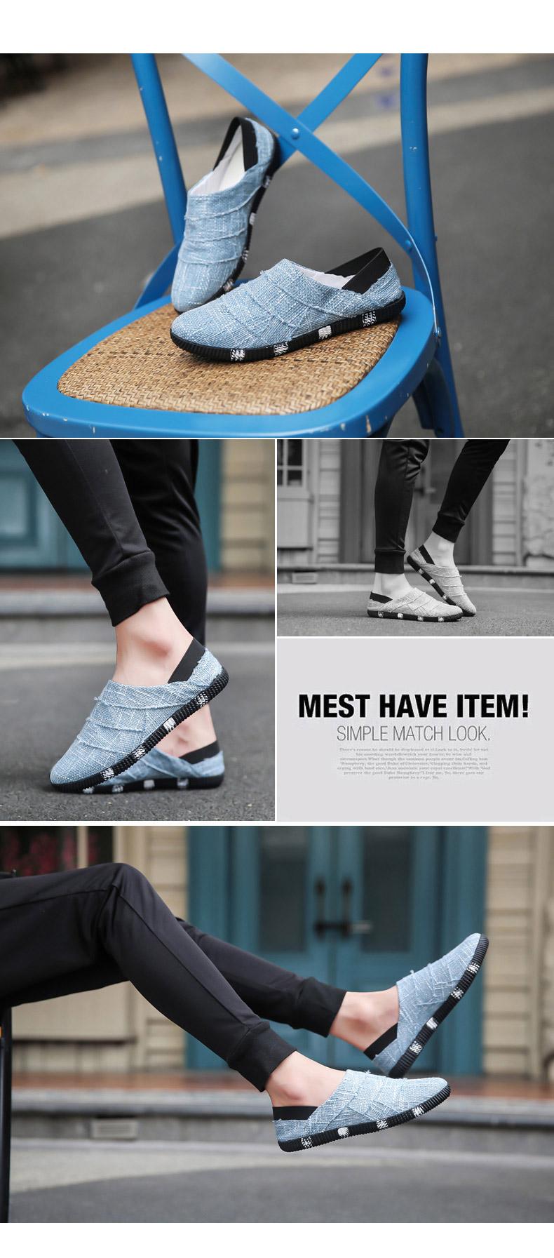 Product Introduction of Prelesty Sepatu Loafer Pria Santai Casual Slip On Kerja Kantor Slop Olahraga Tanpa Tali Kuliah Keren Ringan Lentur 058 14