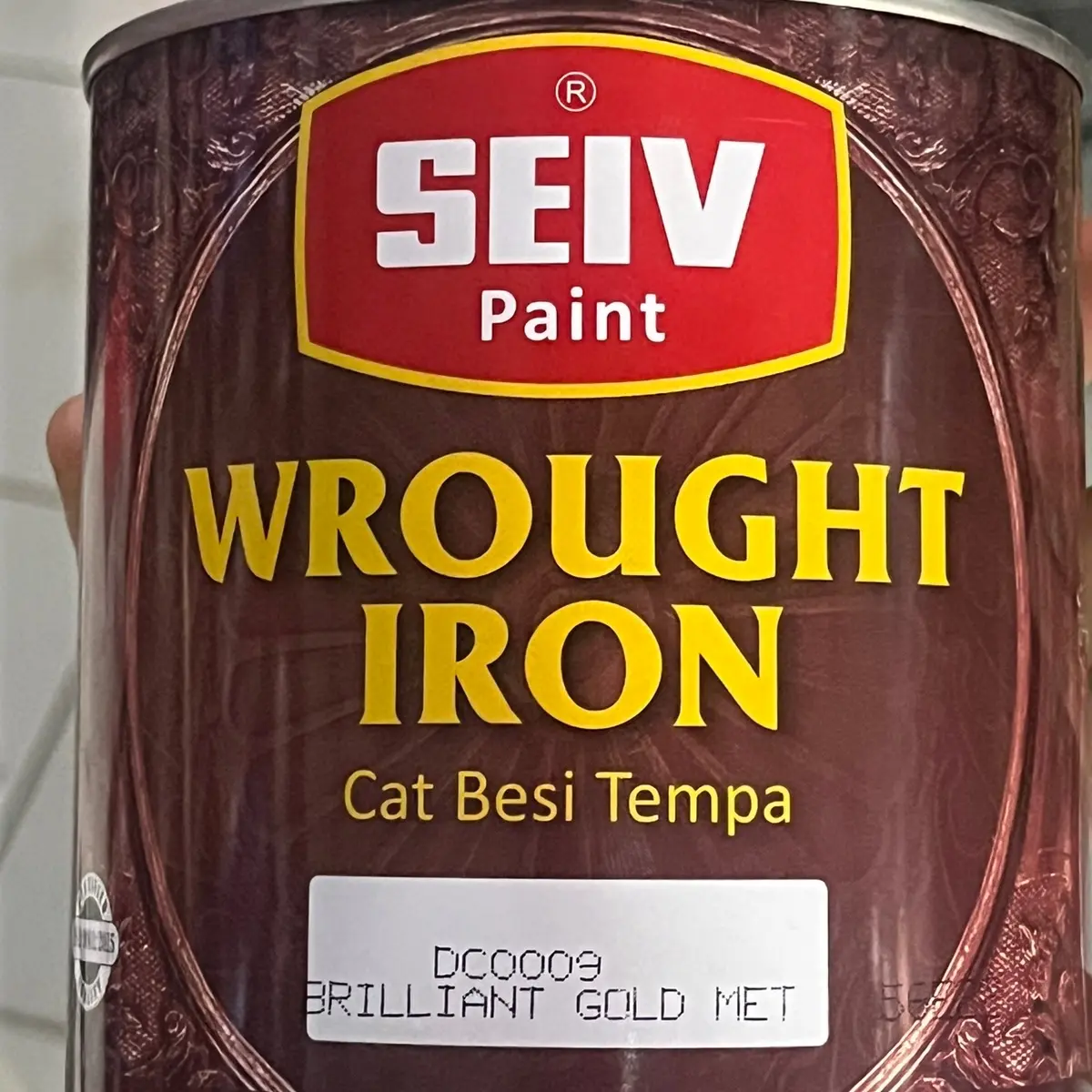 Cat besi tempa 1kg