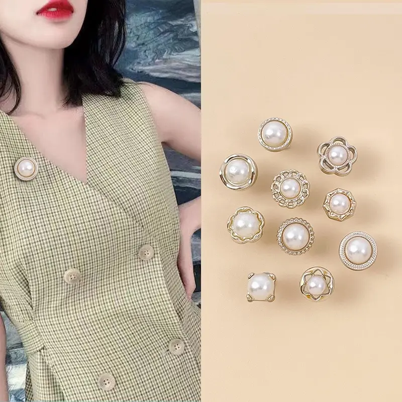 Trâm Cài Thời Trang, 3-10 Chiếc, Khí Quyển, Thích Hợp Cho Váy, Chống Mài Mòn, Cao Cấp, Dành Cho Nữ, Khóa Ghim, Cố Định Cho Quần Áo Và Áo Cardigan 3