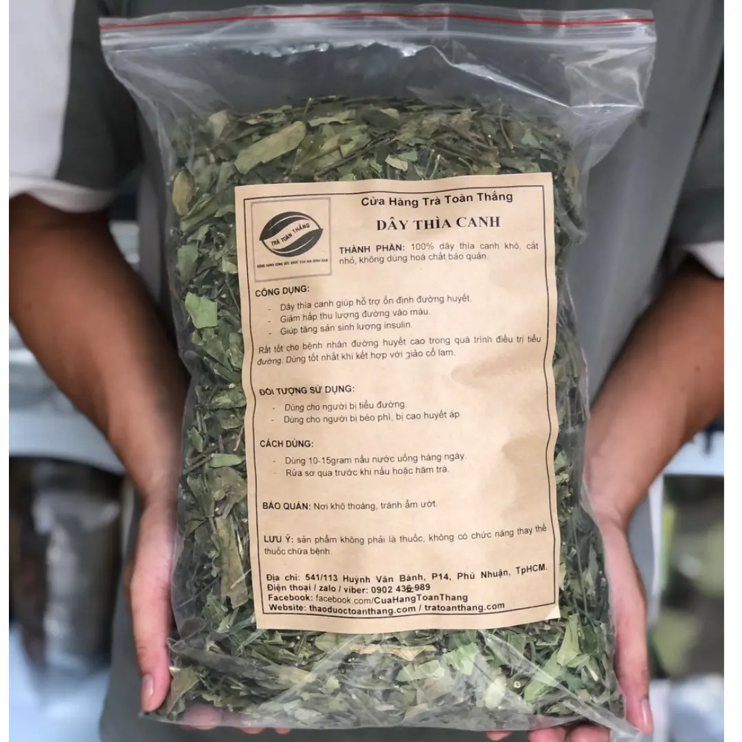 1kg Trà Dây thìa canh loại 1 sấy khô sạch, đẹp, thơm ngon ổn định đường huyết Trà Chè Nước Trà