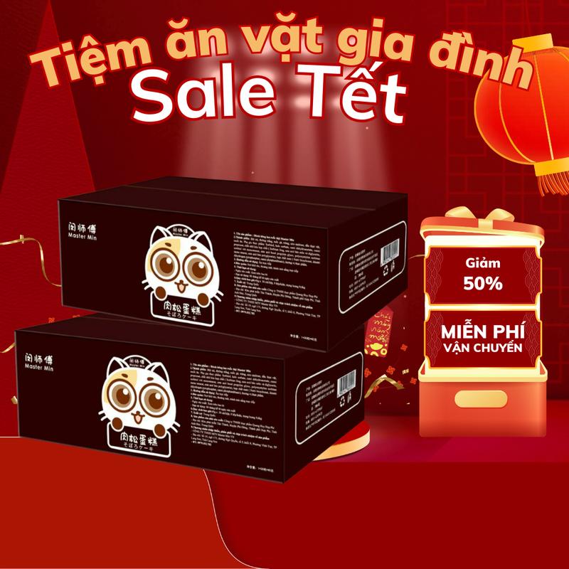 1 Thùng Bánh Ruốc Gấu 30 Cái Siêu Ngon Giàu Dinh Dưỡng banh quy