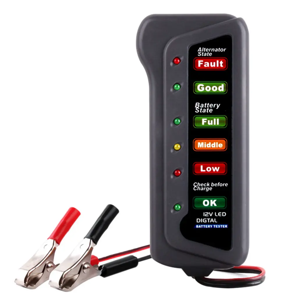 Longgrat Car Vehicle Battery Tester Automotive Charging Cranking Analyzer Diagnostic Tool