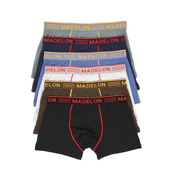 Promo 3 , 6 , 12 Pcs Celana Dalam Boxer Pria Madelon Katun Art 8880