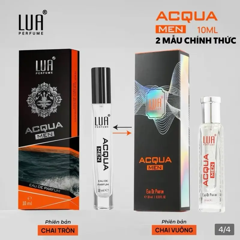 Combo 2 Chai Nước Hoa Nam : Acqua & Sexy 10ml 4