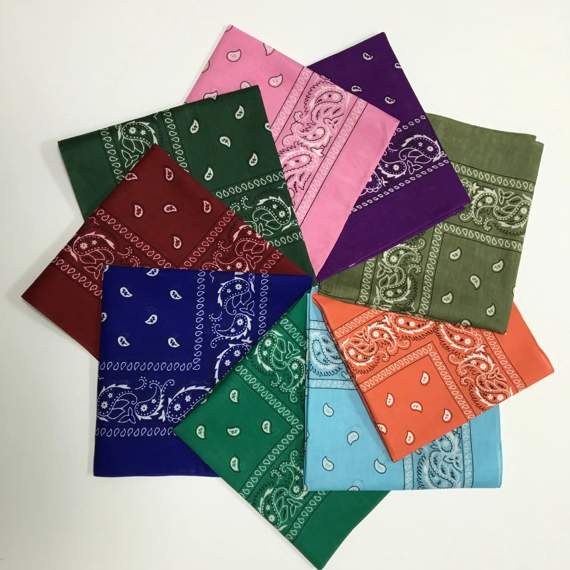 Bandana Fashion Unisex Cottpn Headscarf Hip Hop Scarf Handkerchief Printed Panyo 1PC