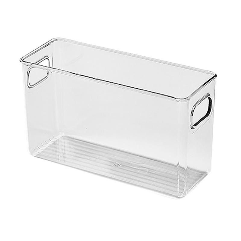 Product Introduction of Ins Transparent Phone Case Organizer Storage Box Desktop Acrylic Sundries Storage Basket Cosmetics Small Rack Light Plastic 15