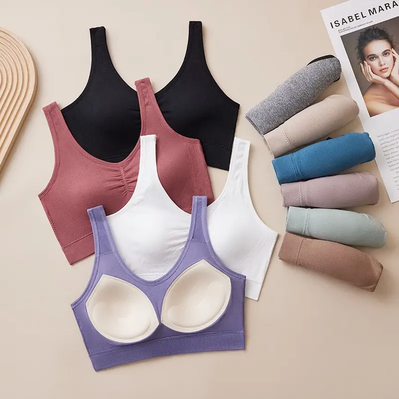 สปอร์ตบราสีพื้น งานป้าย JD LADY เนื้อผ้านุ่มยืดหยุ่น กระชับสัดส่วนและด้านข้างได้เป็นอย่างดี ใส่ได้ทุกโอกาส #รุ่น1039