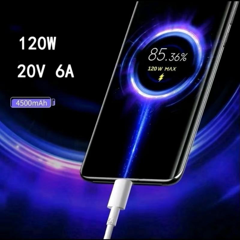 Bộ Sạc nhanh M.iTu.bro 120w Sạc siêu nhanh hiển thị tu.bro.Bảo hành 12 tháng Phụ Kiện Phone Kem Usb Type C 2