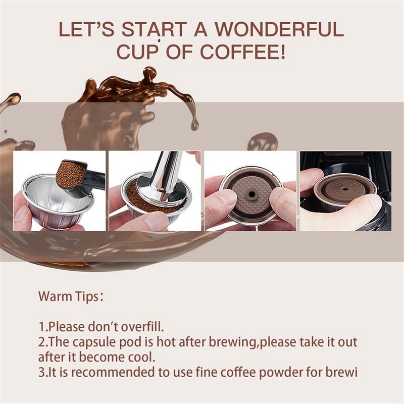 4Pcs Coffee Capsule Lids, Food Grade Silicone Caps for Nespresso Vertuo Pods, Vertuo Pod Lid for Refillable Nespresso 3