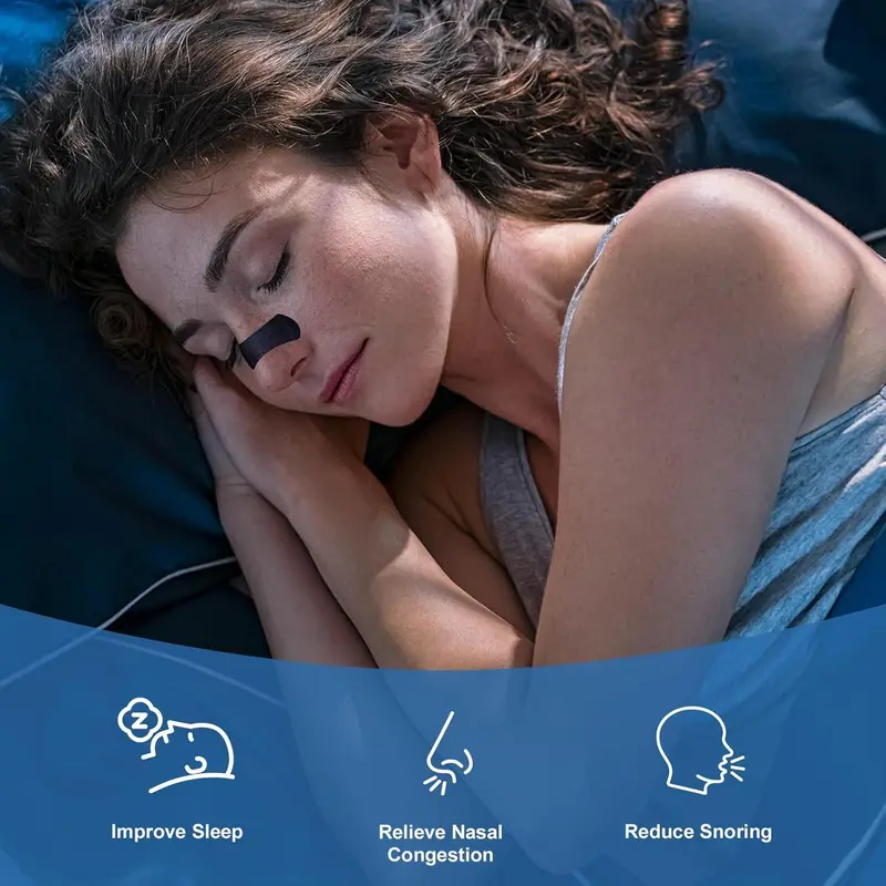 INKAC Nasal Strips Breath Better Membantu Mengurangi Dengkuran dan Meningkatkan Nasal Strips Plester Hidung Anti Snore Ngorok Nasal Plast Tape Breathe Right Extra Strength Cleaning 6
