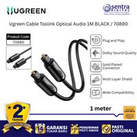 Gambar Ugreen 70890 Toslink Digital Audio Cable 1M Fiber Optic Black for TV Amplifier Soundbar Clear Sound dari Sentra Digital Kota Surabaya 1 Tokopedia