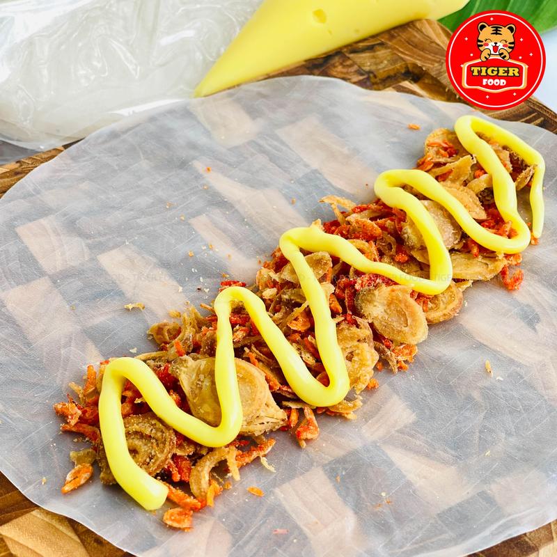 Muối ruốc hành phi hũ 200G TIGER FOOD muối tôm nhuyễn hành phi đặc biệt ăn kèm bánh tráng phơi sương SIÊU NGON Snack Ăn Vặt Topping bánh tráng 2