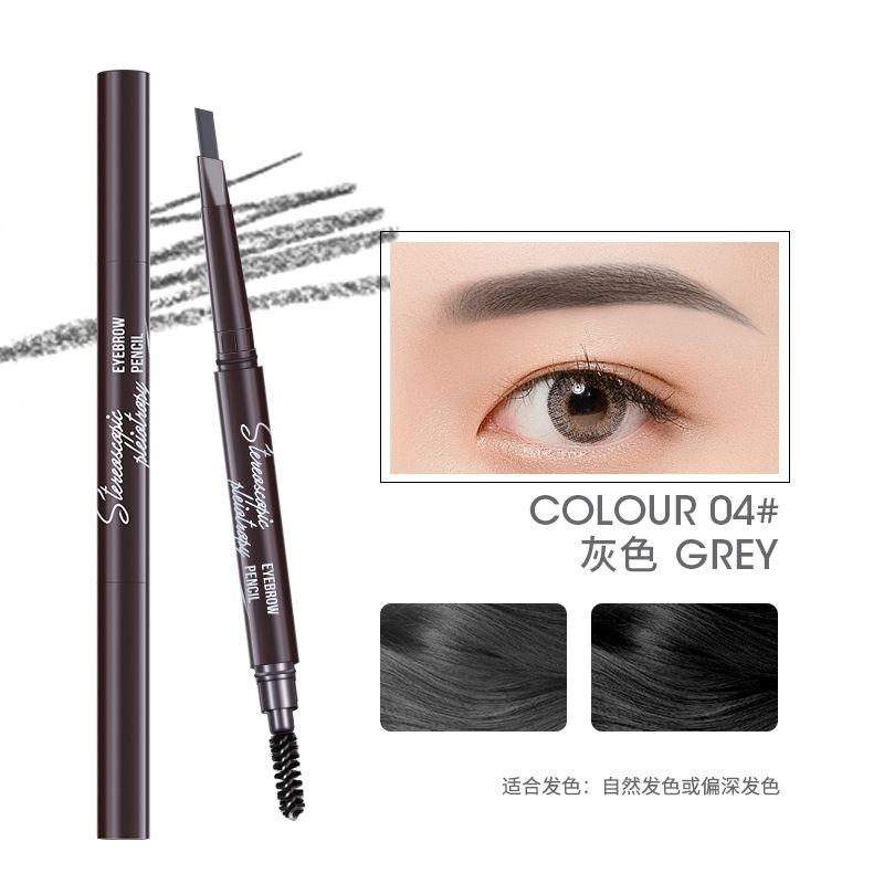 Product Introduction of [Store Hot Sale] Eyebrow Pencil Waterproof Sweatproof Natural Long-Lasting Non-Fading New Lazy Women Beginner Novice Eyebrow Drawing Tool Eyebrow Pencil 3