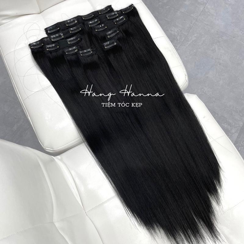 Tóc Kẹp Phím 9 Mảnh Thẳng