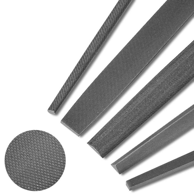 Product Introduction of High Hardness Steel Steel Files 6/8 Inch Flat/Semicircle/Circle/Triangle/Square Saw File Grinding Straightening Hand File 17