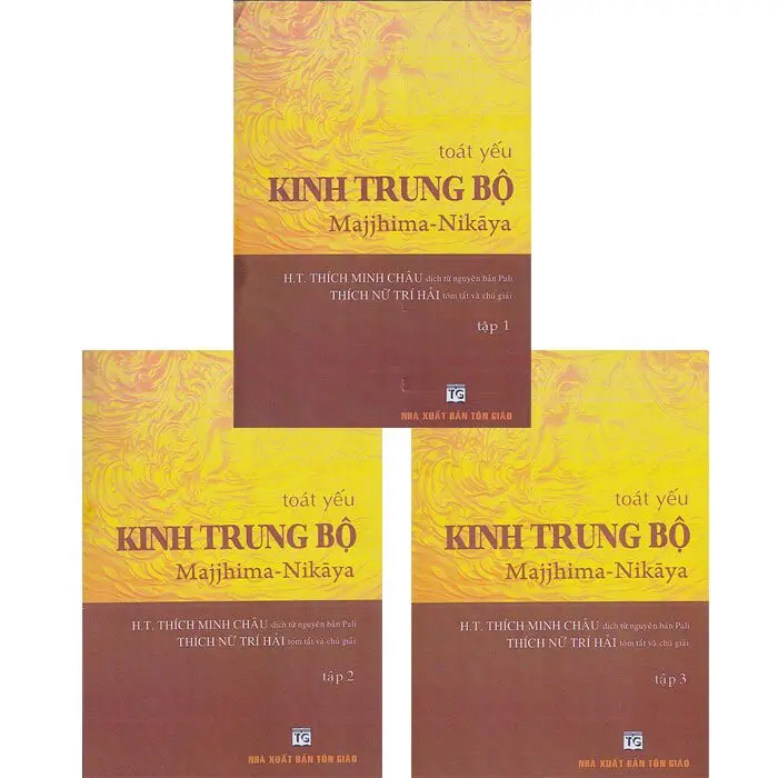 Sách Toát Yếu Kinh Trung Bộ (Bộ 3 quyển)