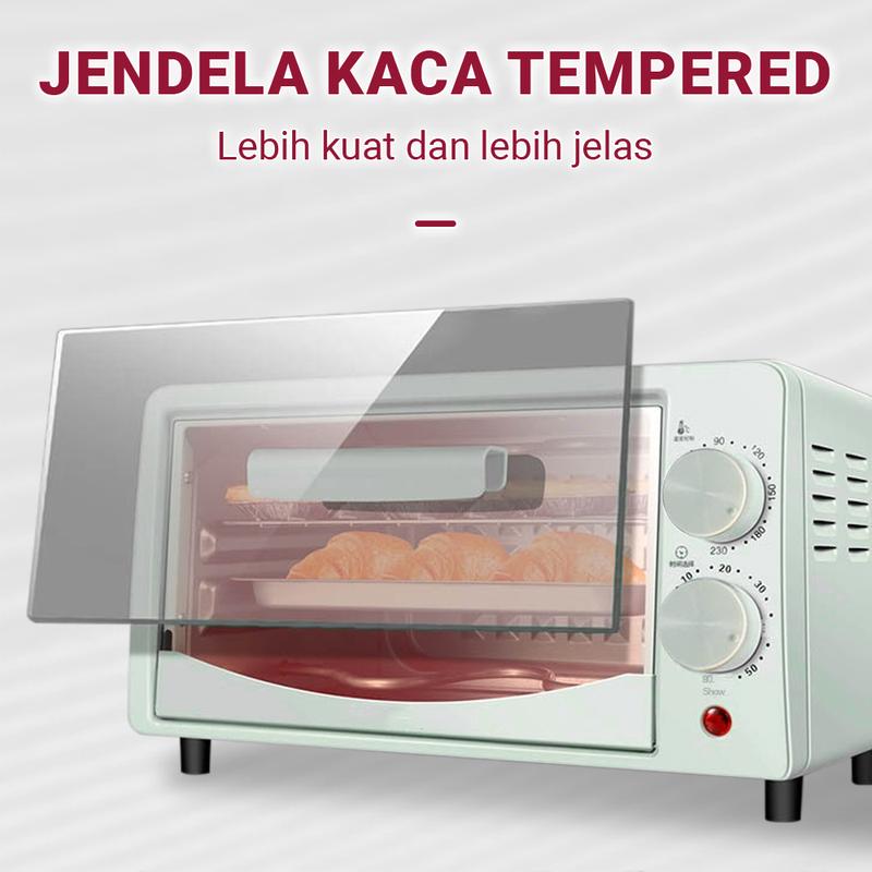 Oven Finito Elektrik 12 Liter Low Watt/Pemanggang Listrik 6