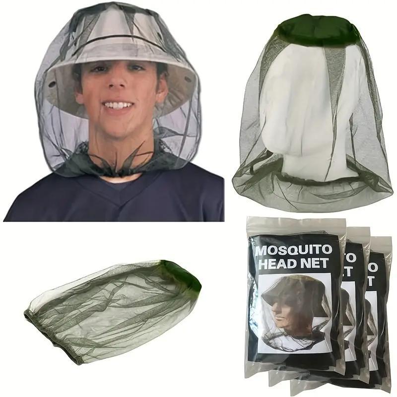 Outdoor Insect-proof Hat, 1 Count Breathable Mesh Hat with Wide Brim, Insect-proof Hat for Camping, Hiking, Fishing, Travel, Outdoor Sports 4