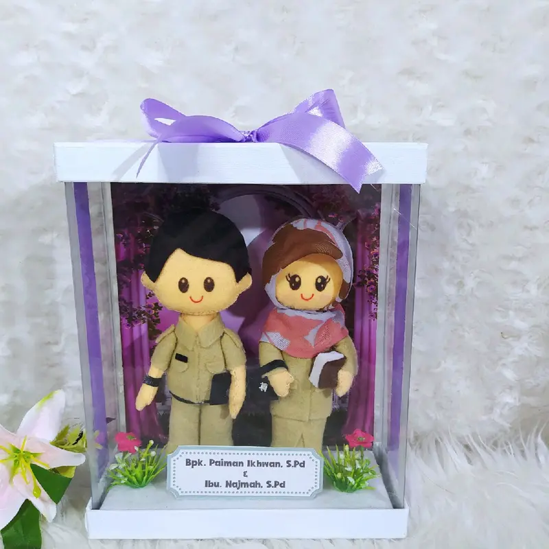 Boneka couple profesi Set Hadiah 0