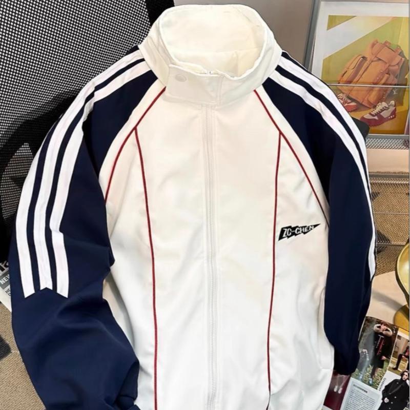 ÁO KHÓAC GIÓ THÊU ZC CHEN Jacket Menswear Sọc Jean