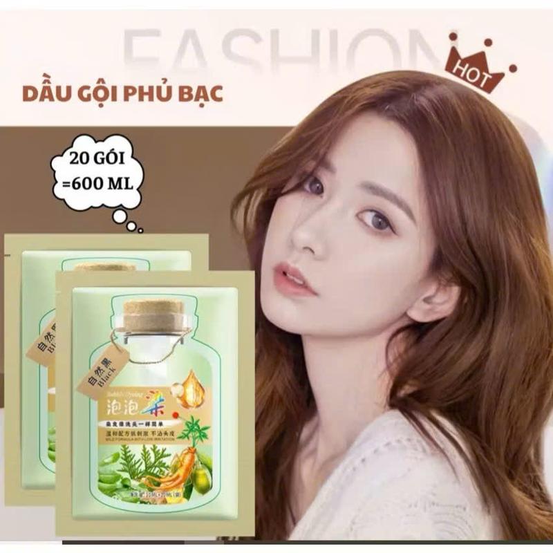 Product Introduction of (Tặng 4Gói) Combo 40 gói dầu gội nhuộm màu tóc Tặng thêm 4 gói và Tặng 4 bộ phụ kiện Lalabeauty 5