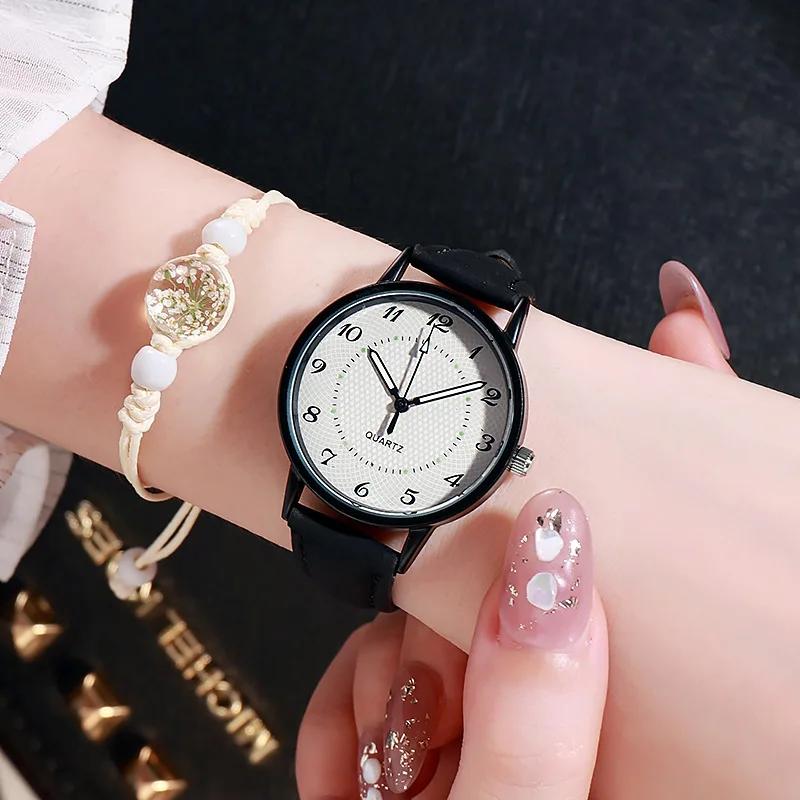 Product Introduction of Women Fashion Watch Quartz Wirstwatch Luminous PU Leather Band Watch Ladies Casual Gift Wrist Watches Clock Reloj Mujer 11