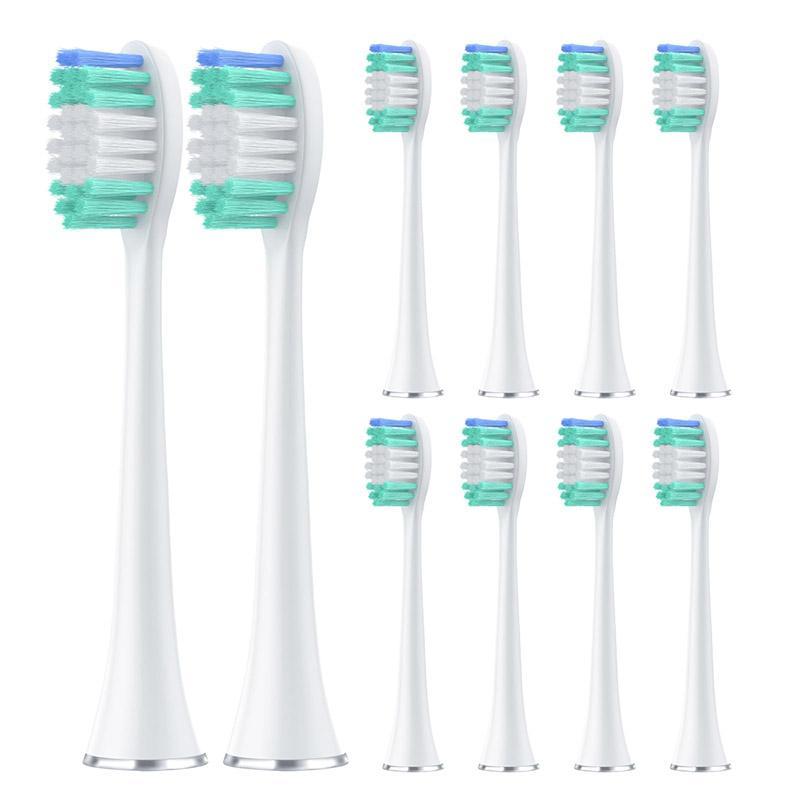 Product Introduction of Replacement Toothbrush Heads, 5/10pcs Toothbrush Replacement Heads, Personal Care Accessories for AquaSonic Black Series Duo Series Toothbrush 2