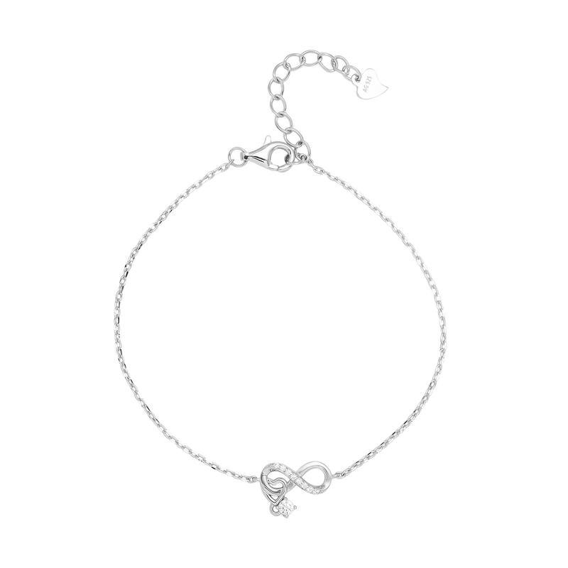 Lắc tay Bạc đính đá PNJSilver XMXMW060159