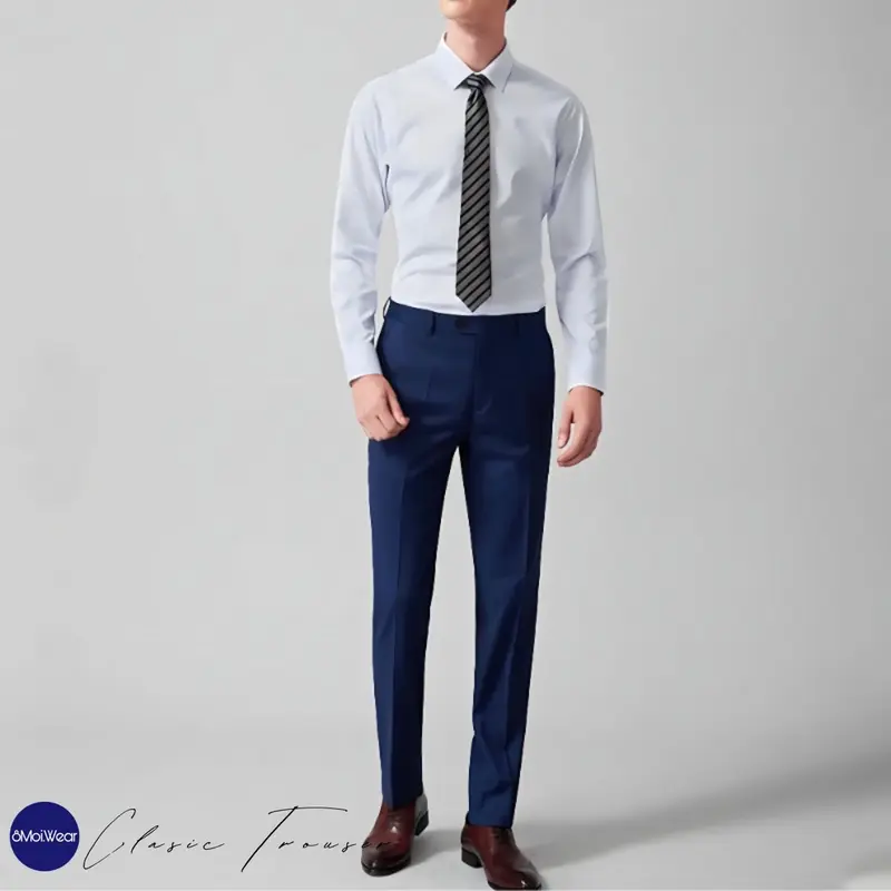 8MOIWEAR Celana Formal Pria Slimfit Panjang Kantor Pria Slimfit 0