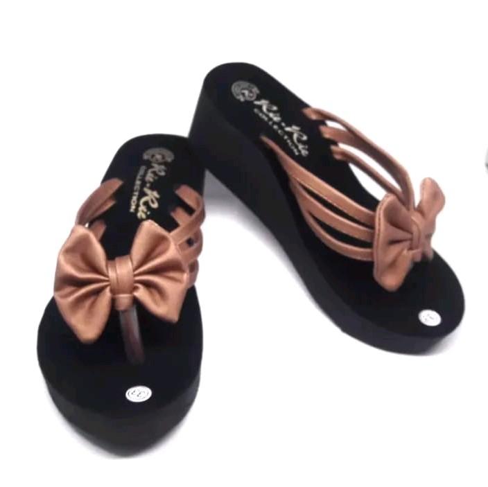 sandal wedges anak, sandal wanita 2