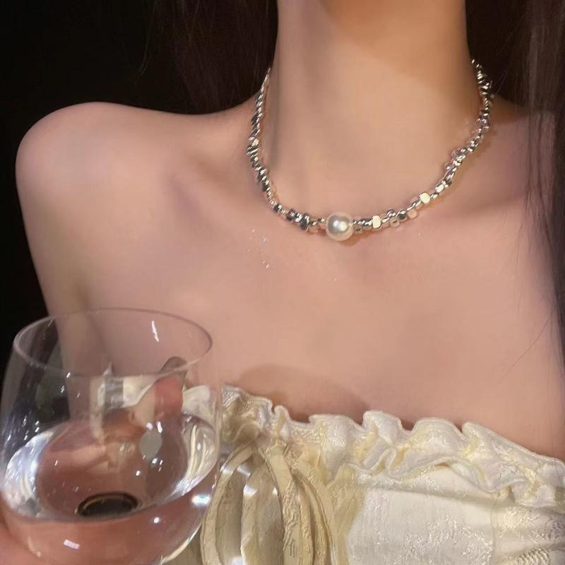 Vòng Cổ Ngọc Trai Bướm Hoa Trà, Thanh Lịch Và Quý Phái, Thiết Kế Thoát Hiểm Lãng Mạn, Dành Cho Phụ Nữ, Giá Cả Phải Chăng Và Sang Trọng, Vòng Cổ Dây Chuyền số lượng ít, Thời Trang 8